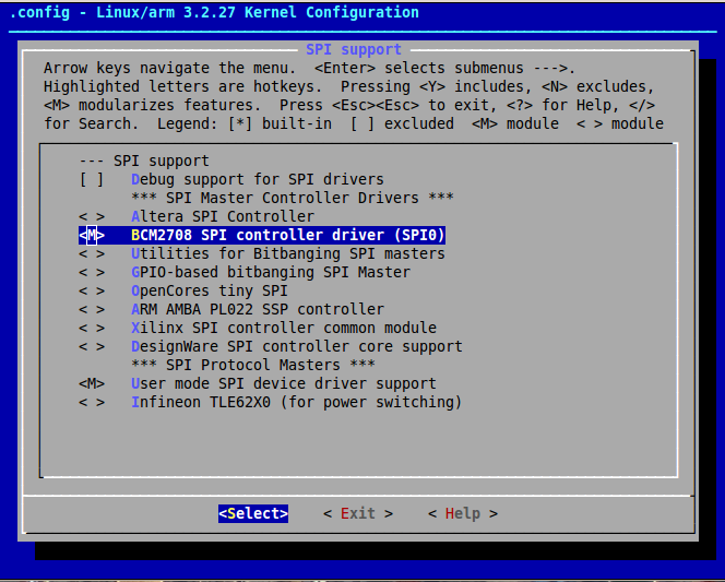 Kernel  SPI Driver Raspberry-Pi