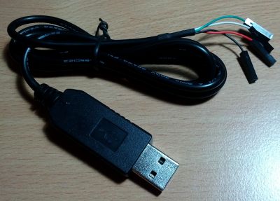 Raspberry Pi et câble USB