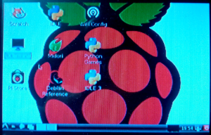 Raspbian Wheezy sur écran 3"5