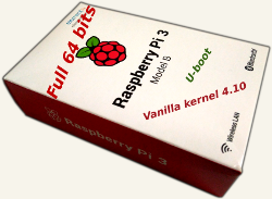 Vanilla kernel 4.10 on 64 bits Raspberry Pi 3 
